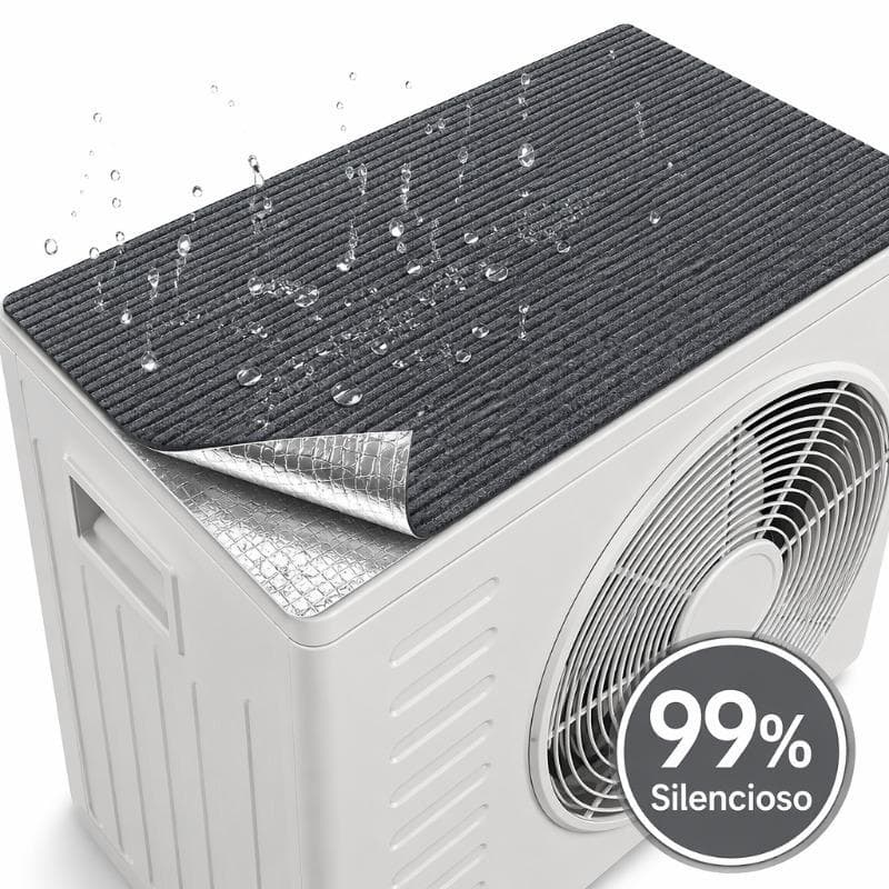 Passadeira Silenciadora Autocolante para Ar Condicionado - Protetor Térmico e Anti-Ruído 40/60cm