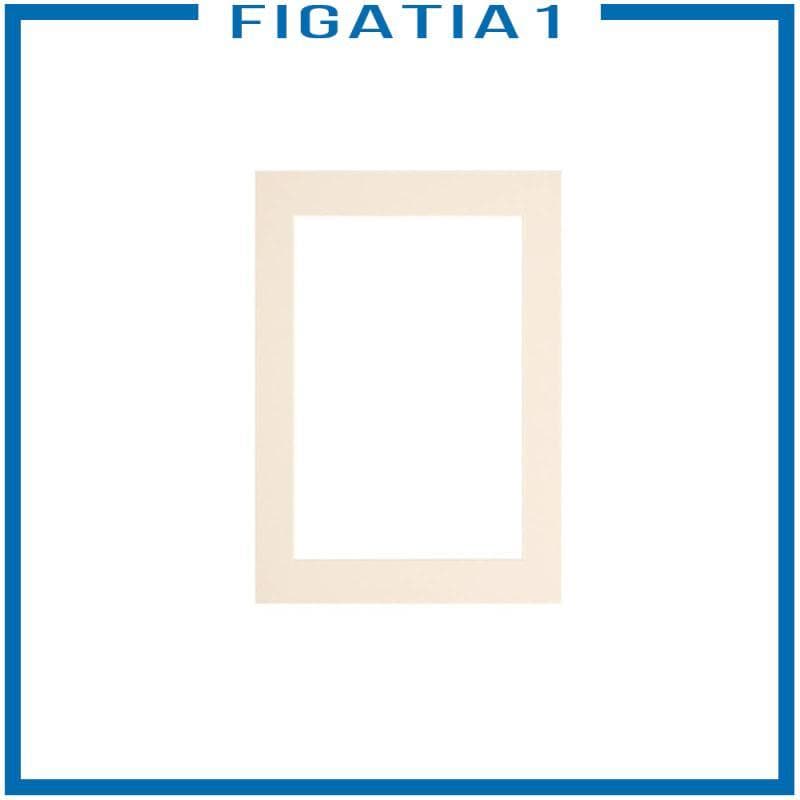 [Figatia1] Placa De Tapete De Foto Branca Porta-Retratos De Qualidade Premium Fácil De Usar Inserção De Moldura De Papel
