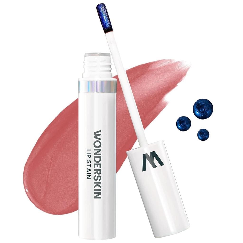 Wonderskin Wonder Blading All-Day Lip Mask - Tintura labial nude de longa duração, à prova d'água e resistente a transfe