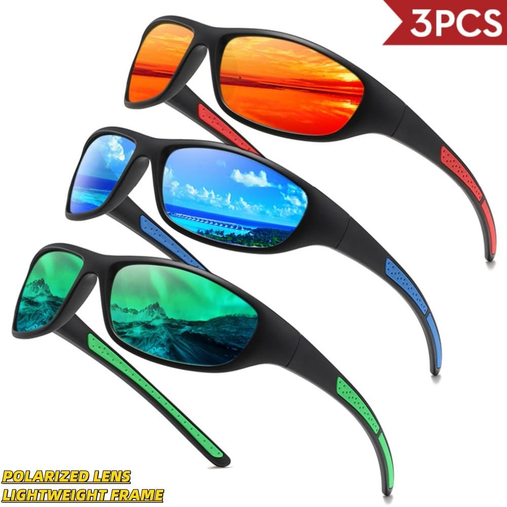 Novo estilo polarizado óculos de sol Unisex condução ciclismo óculos esportes ao ar livre Anti-ultravioleta óculos de so