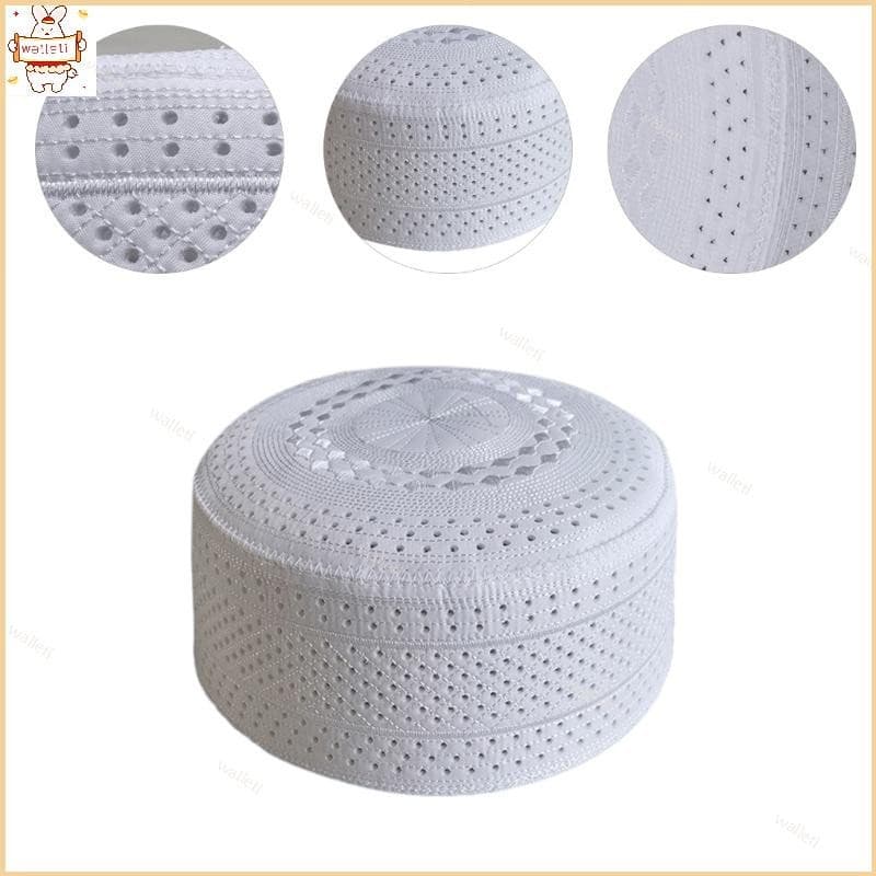 Chapéu Oração Para Homens , Étnico , Respirável , Buracos , Bordado