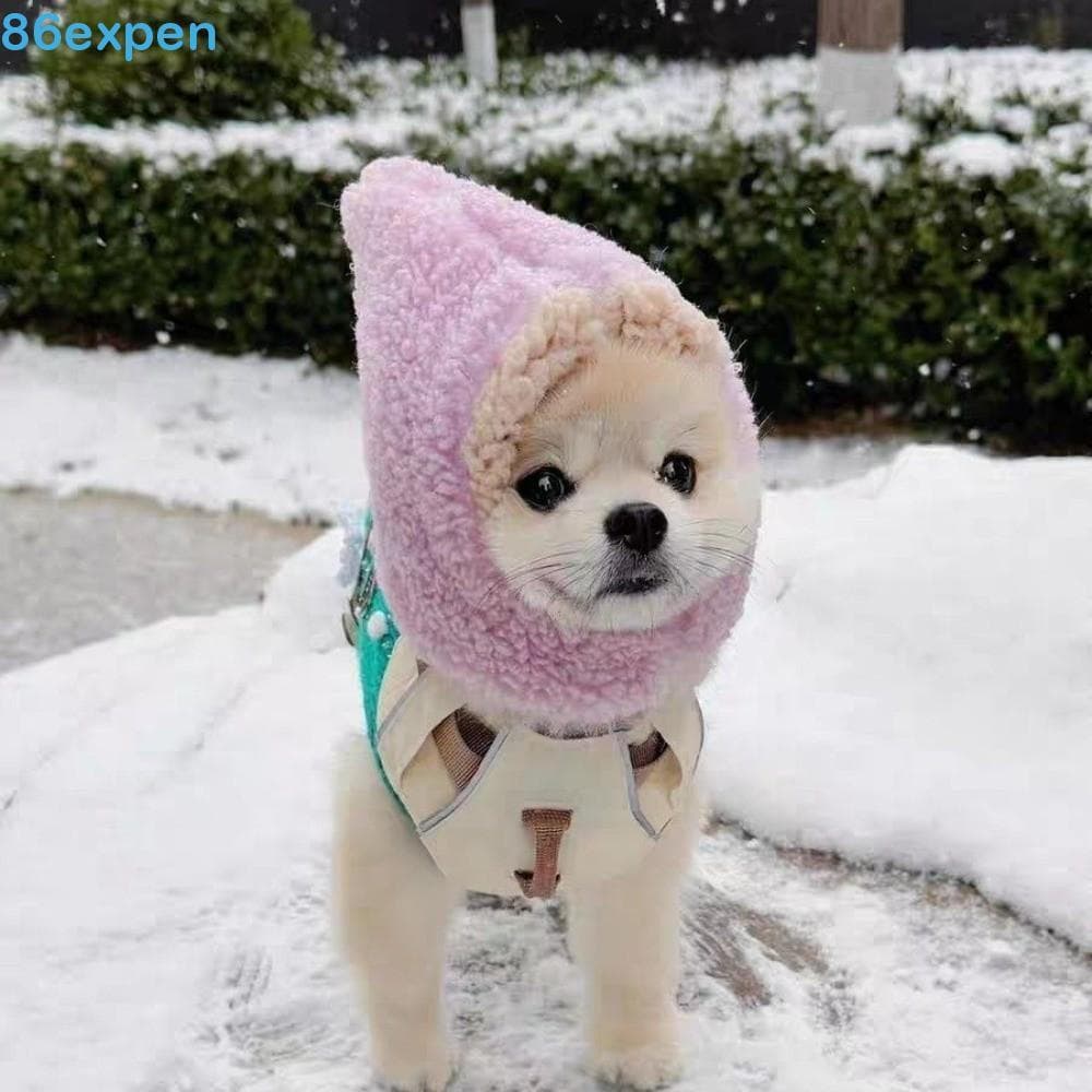 EXPEN1 Chapéu Para Animais De Estimação De Inverno , Capa Macia E Confortável Cabeça De , De Transformação Com Proteção