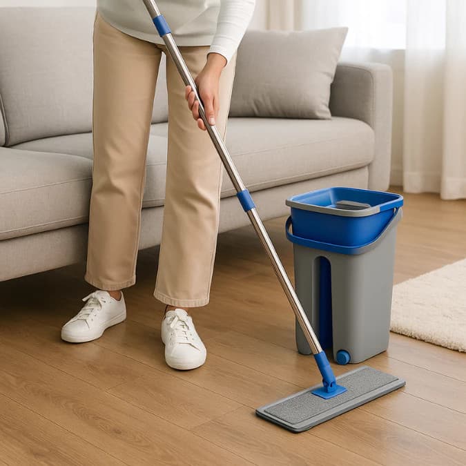 Mop Lava Seca Esfregão Limpeza Piso Rodo Limpeza Parede Cerâmica Piso Remove Sujeira