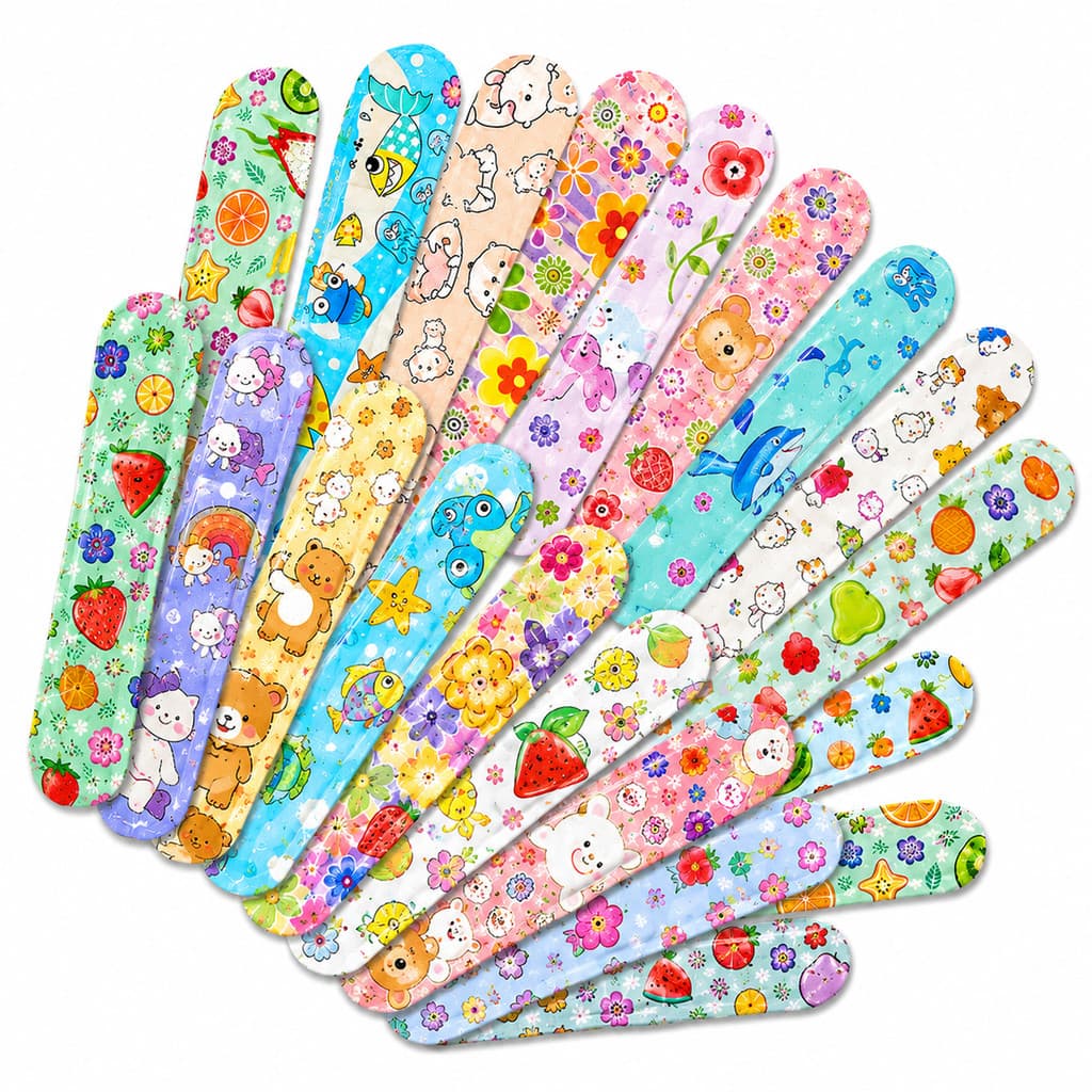 Kit 240 Curativos Coloridos Infantis Com Estampas Sortidas