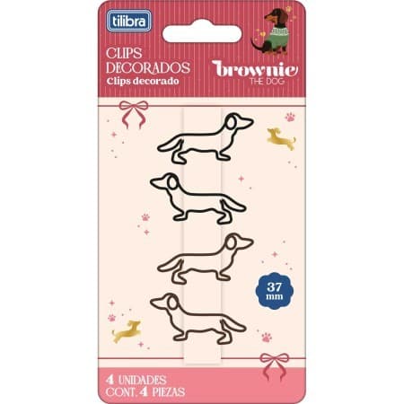 Clips Decorados Brownie - Tilibra