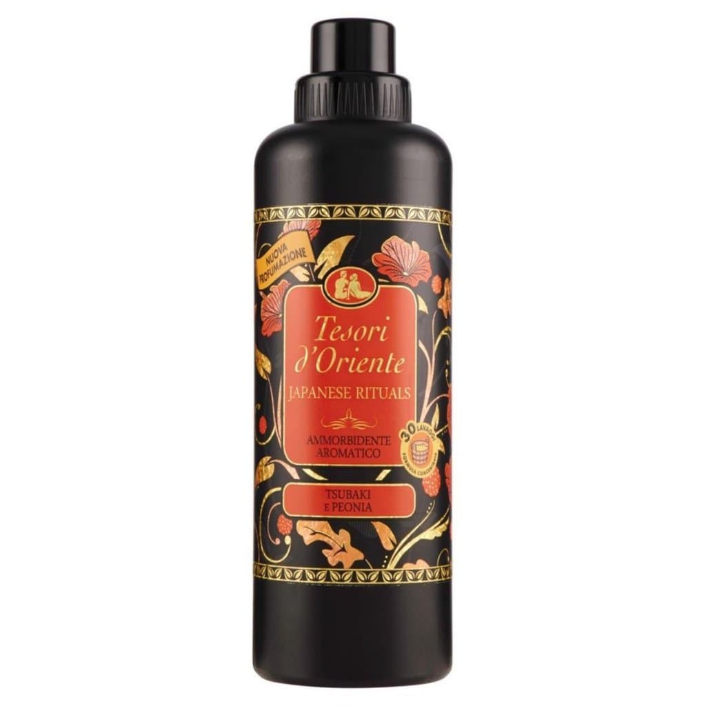 Tesori d'Oriente: Amaciante de Roupas - "Ritual Japonês" Óleo de Camélia e Peônia, frasco de 750 ml (25,36 fl oz)