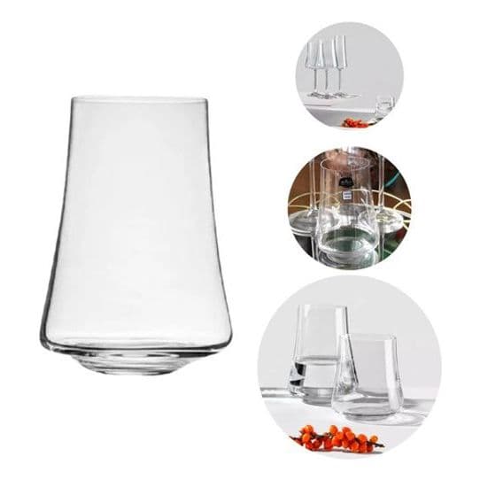 Jogo 6 Copos Vidro Crystal Titanio Bohemia Xtra Alto 400 ml Premium