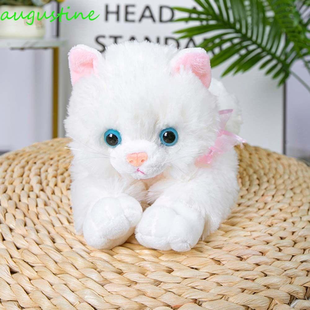 AUGUSTINE Gato Boneca De Pelúcia Animal Gatinho Travesseiro Sofá Almofada Decoração Para Casa Brinquedo Do Sono Brinqued