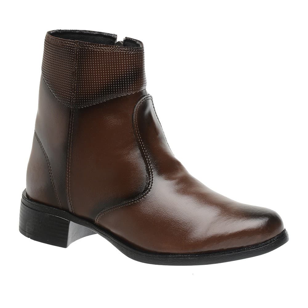 Bota Social Cano Curto Sapato Social Feminino - Coturno San Lorenzo 6031