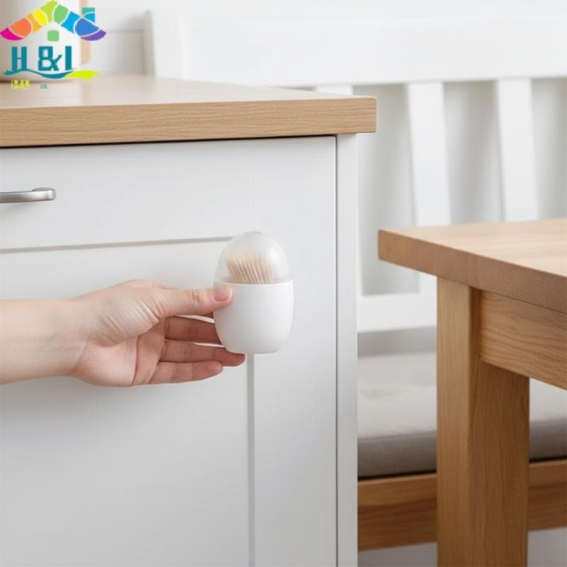 Suporte Para Pi De Dente Magnético Montado Na Parede Com Armazenamento De Cotonete Organização Eficiente { th }
