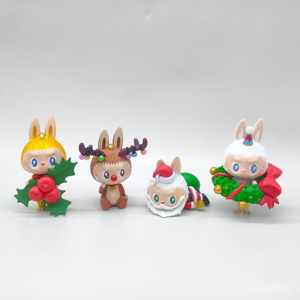 Bestseller 2025: Pingente Solto e Fofo de Coelho da Neve de Natal, Edição Limitada, Figurinha de Feriado, Brinquedo Deco