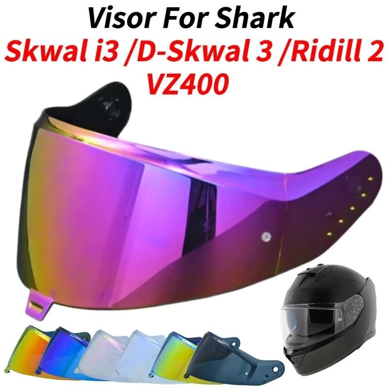 Viseira Para Shark Skwal I3 D-3 Ridill 2 Viseiras De Capacete Substituição Lente Acessórios Tampa