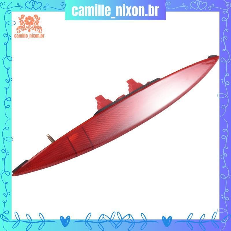 [camille_nixon.br] Lâmpada De Luz De Freio Adicional Traseira Do Carro Para FIT Jazz 2014 2015-2019 Alta 3a Terceira Par