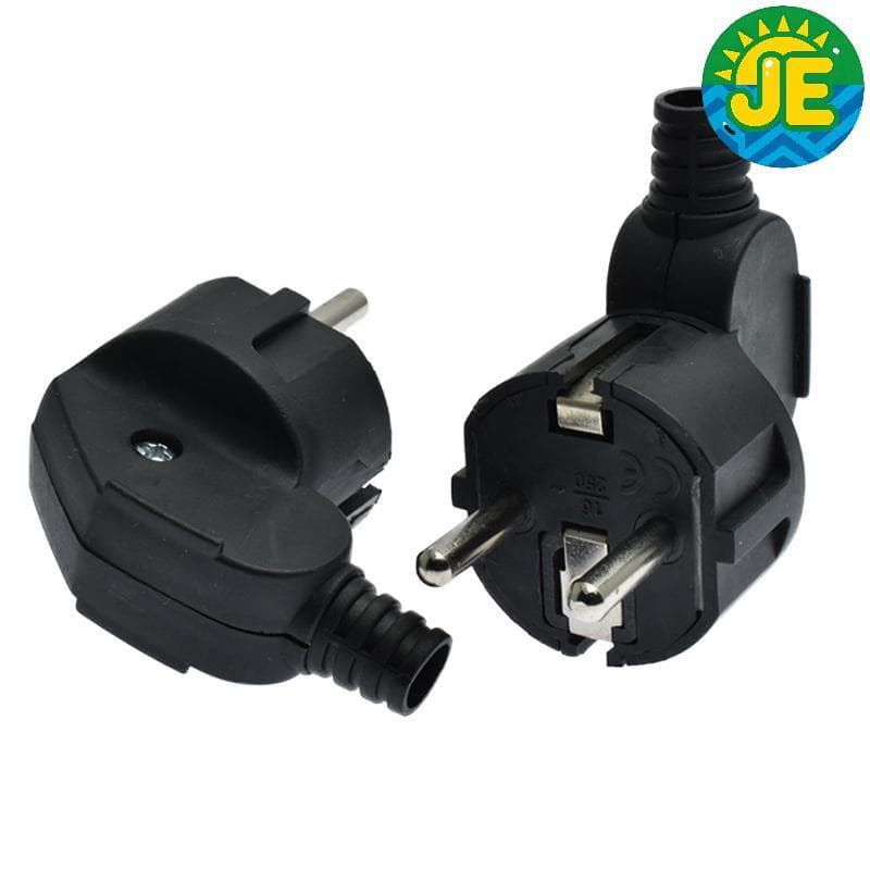 Adaptador De Tomada Ue 16A Macho , Tomadas De Substituição Reutilizáveis Schuko Elecético Soet Europa Euro Conector Para