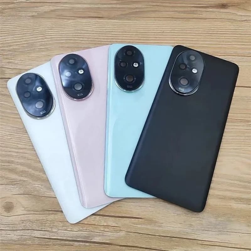 Capa Traseira De Vidro Para Huawei Honor 200 Pro ELP-AN00 De Bateria Com Substituição Adesiva De Lente De Câmera