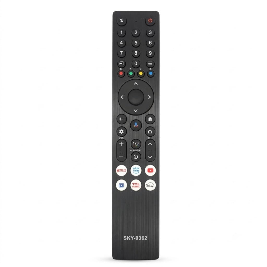 Controle Remoto Compatível Com TV TCL QLED 4K UHD Smart TV Premium QD-MiniLED RC833