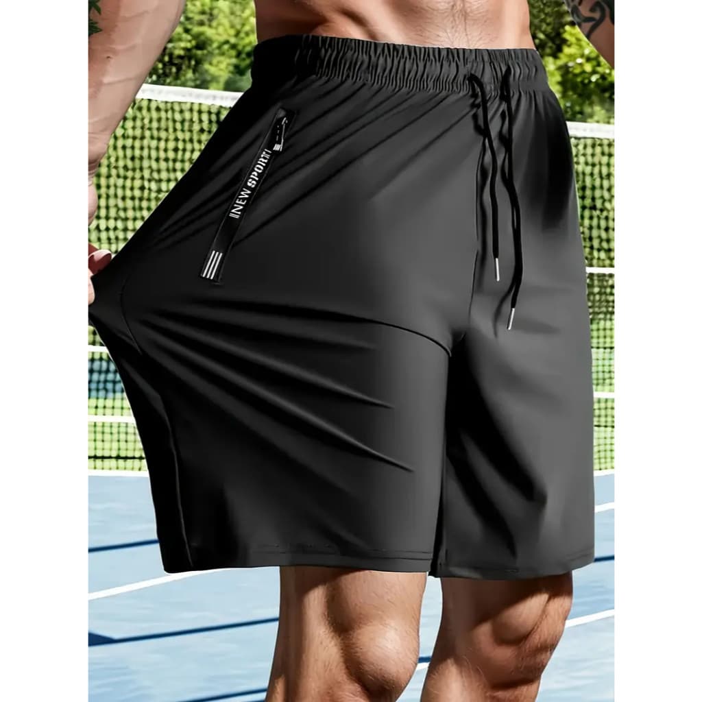 Bermuda Short Masculino Praia 2 Bolsos Zíper Secagem Rápida