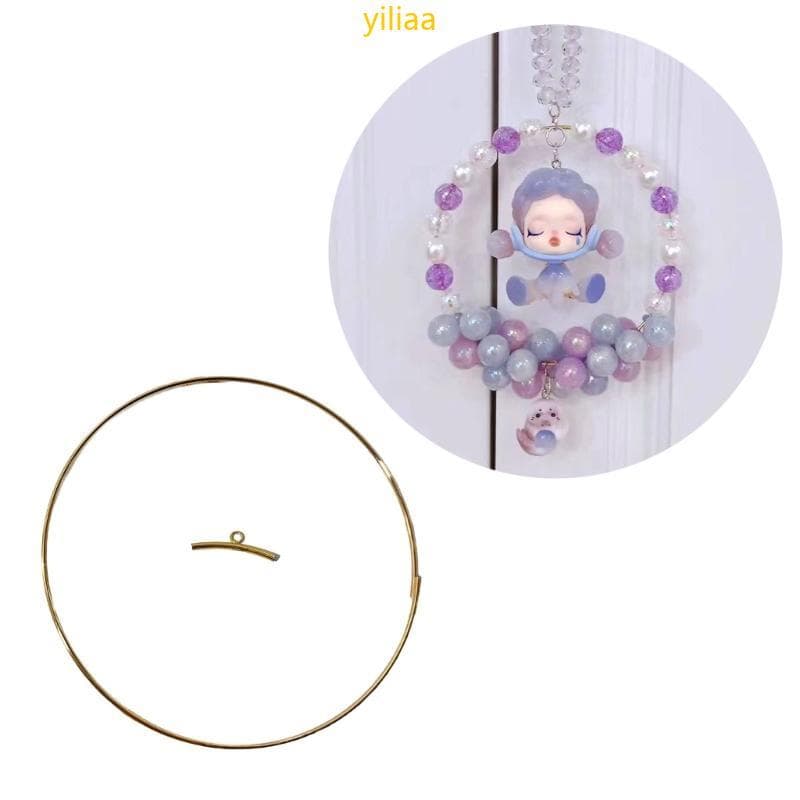 Anel Argola Macrame, 5 Peças, Apanhador Sonhos, Círculo, Guirlanda, Aberto Para Decorações