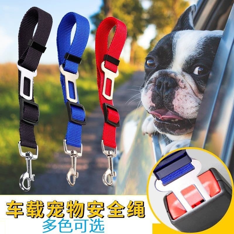 Suprimentos para animais de estimação carro retrátil ajustável cinto de segurança trela cão carro fixo cinto de seguranç