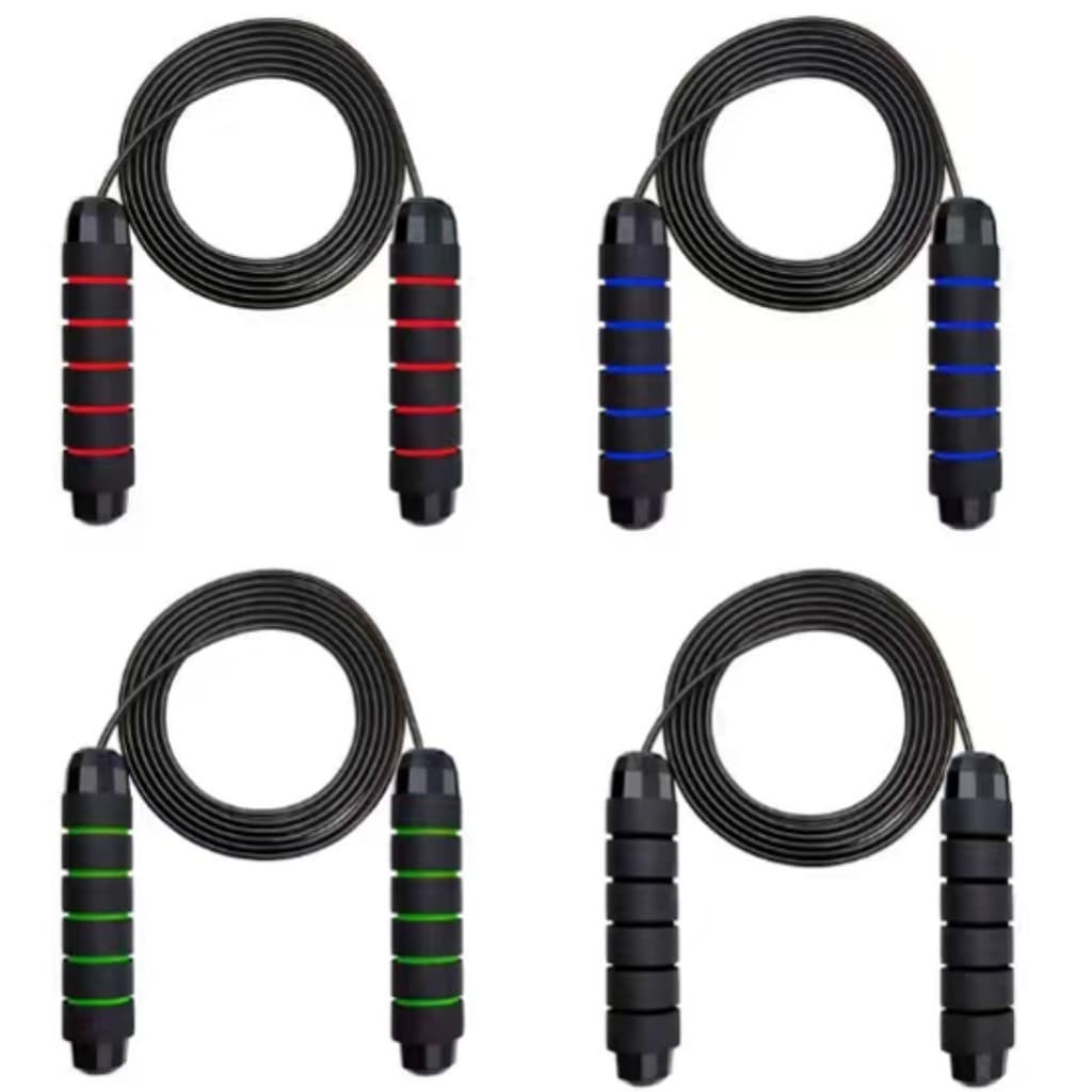 Corda de Pular Pula Corda 3m Ajustável Speed Rope Rolamento Cabo de Aço Crossfit Fitness Academia