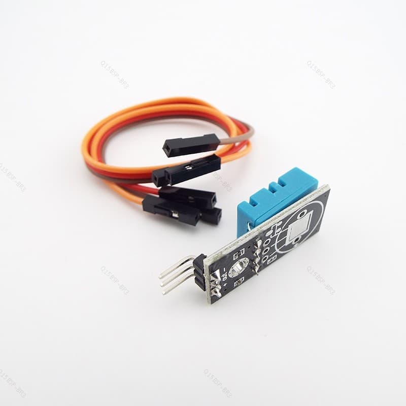 Módulo Sensor De Temperatura E Umidade Relativa DHT11 Com Cabo De Chumbo BR15B3