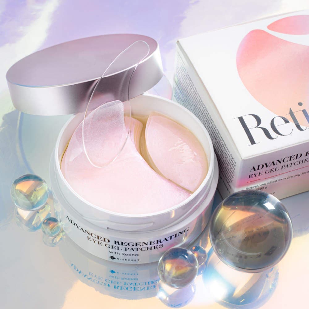 KSECRET Advanced Regenerador Eye Gel Patches 60 Unidades (15 Pares Completos) Com RETINOL
