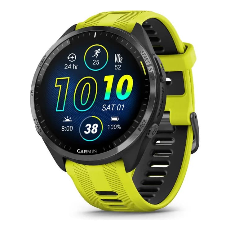 Smartwatch Garmin Forerunner Forerunner 965 de 1,4" com moldura amarela