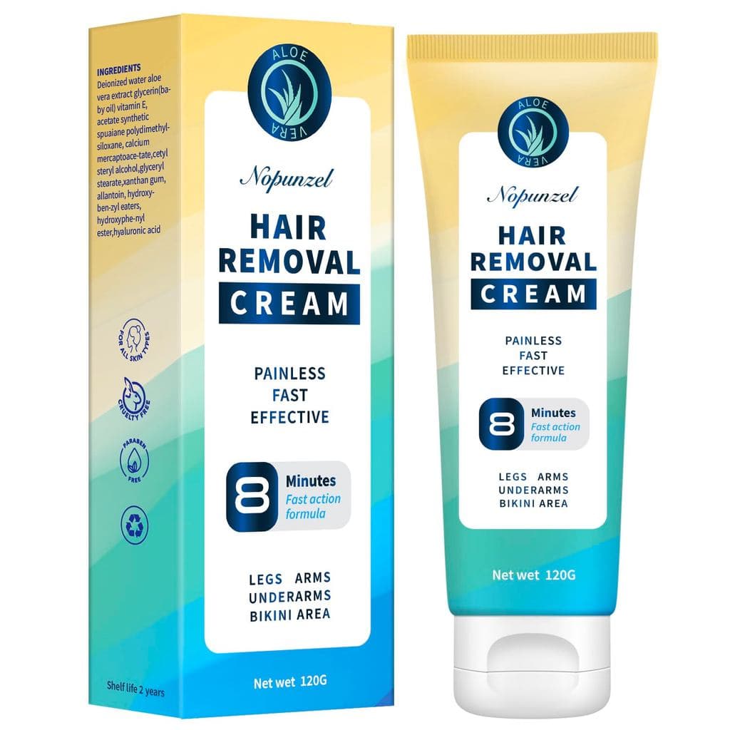 Creme Depilatório: Removedor de Pelos para Mulheres e Homens - Remoção de Pelos Íntimos Sensíveis - Creme Depilatório In