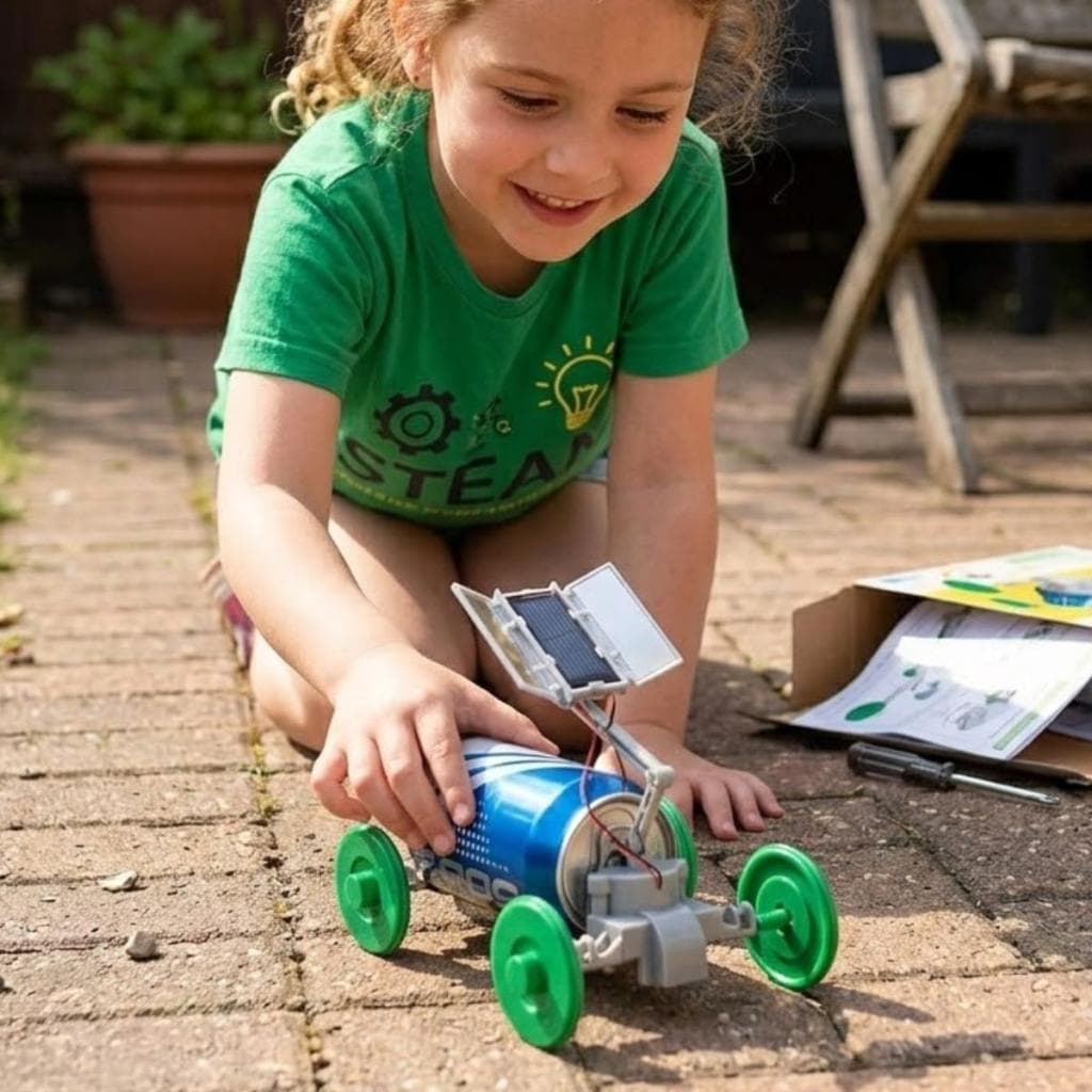 Brinquedo 4M Kit de Montagem Solar Rover