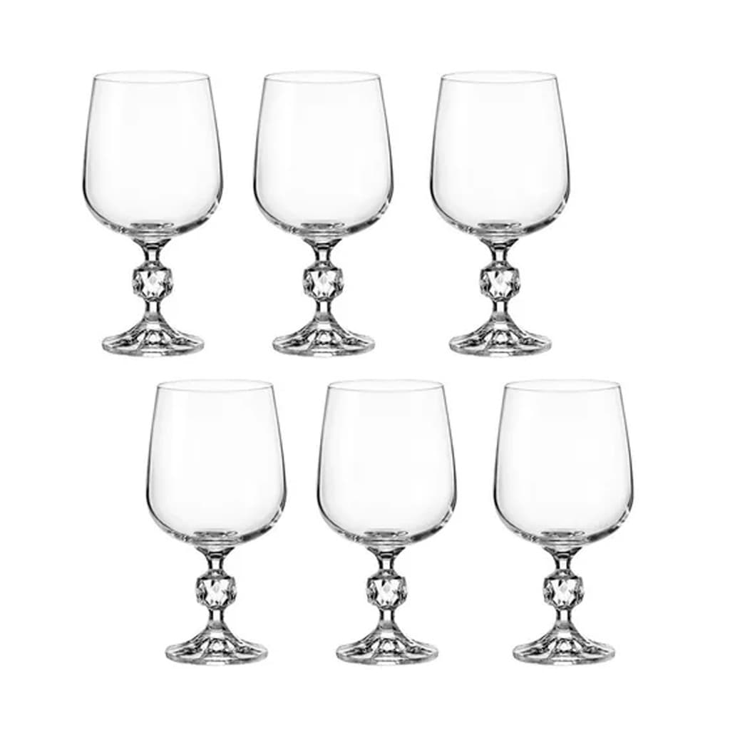 Jogo de 06 Taças Cristal Claudia/Sterna 230ml - Bohemia