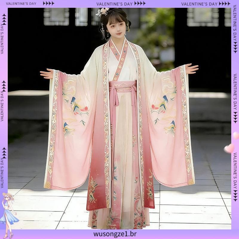 Song-Made Hanfu feminino adulto Original cintura comprimento saia Wei Jin estilo 2026 novo estilo primavera verão estilo