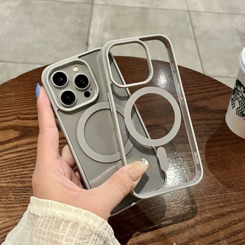 Capa Protetora Capinha MagSafe Proteção Câmera Borda Silicone Para iPhone 13 14 15 16 17 12 Pro Max  Normal Tommy