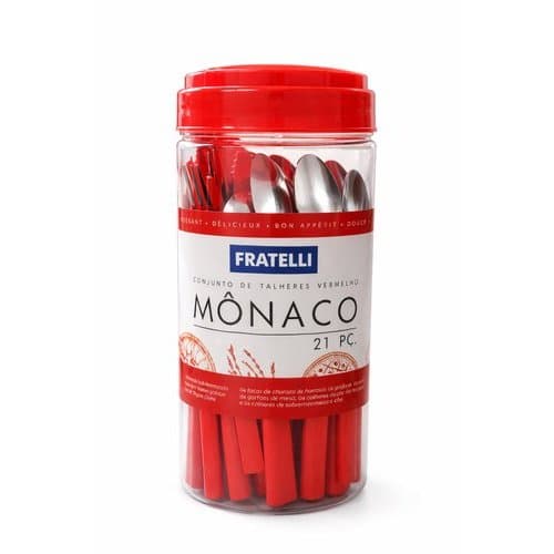 Conjunto Talheres 21 Peças Design Moderno Durável Cozinha