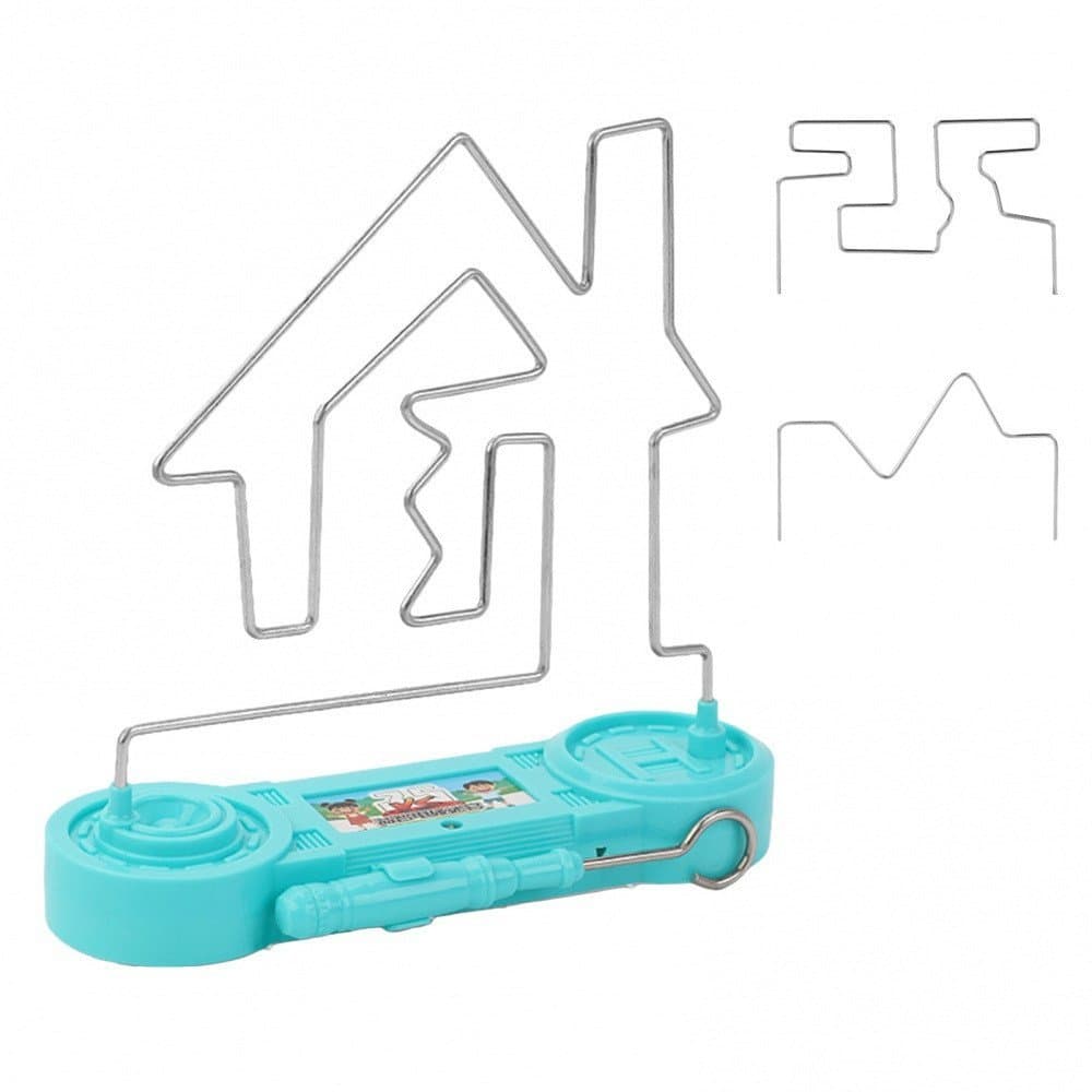 Brinquedo De Labirinto De Colisão Elétrica 3 Em 1 De Três Níveis , Jogo De Quebra-Cabeça Circuito Educacional , Brinqued