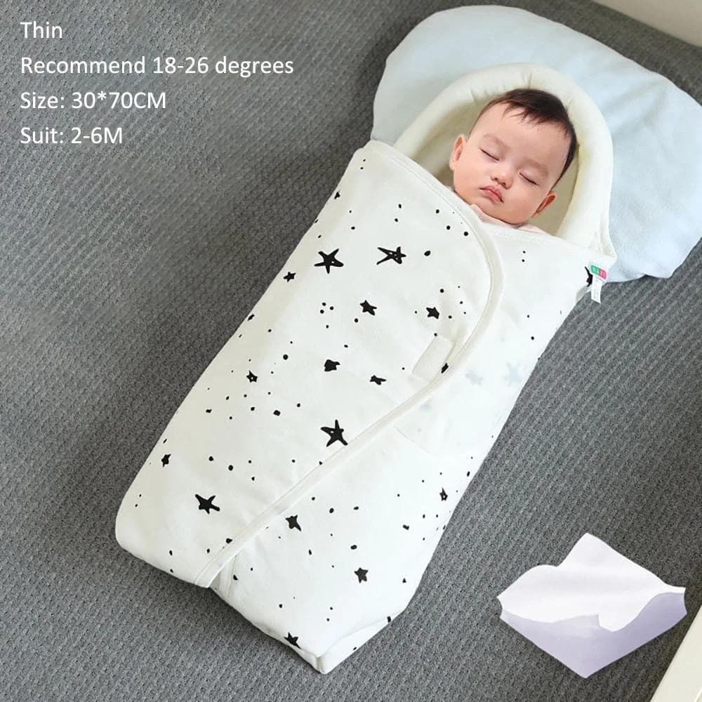 Saco De Dormir Para Bebês De 0 A 6 Meses , Envelopes Recém-Nascidos , Envoltório Macio , Design De Casulo , Protetor De