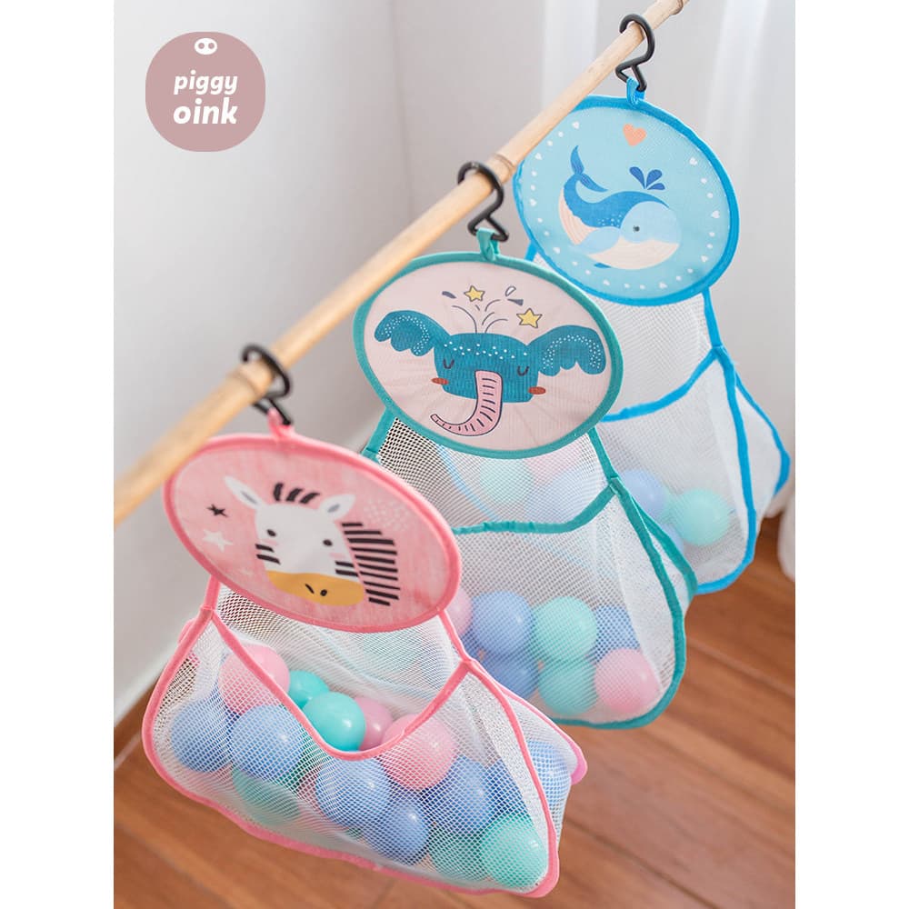 Bebê jogando água brinquedo armazenamento pendurado net banheiro brinquedo de banho tridimensional pendurado saco respir