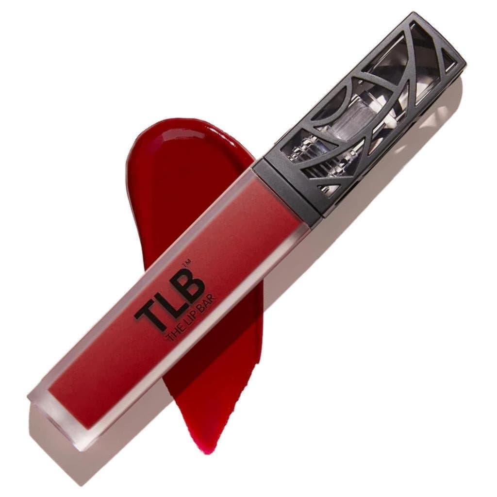The Lip Bar - Batom Líquido Matte Nonstop, Bawse Lady (Azul Vermelho) - Alta Pigmentação - Aplicação em Uma Passada - Lo
