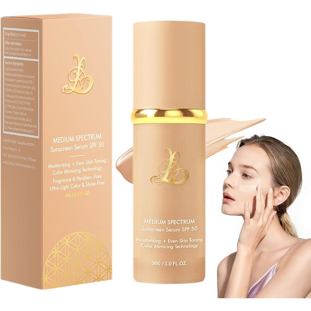 Base de Maquiagem Legacare que Muda de Cor, Base Biomimética Legacare - 4 em 1, Hidratante Natural, Proteção Solar, Base