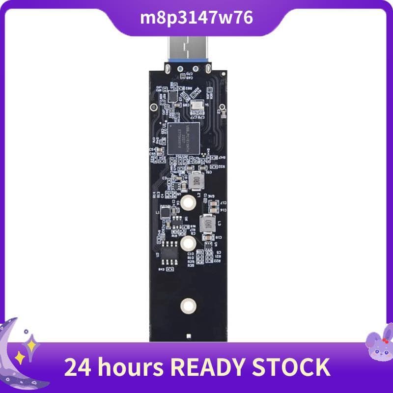 M . Adaptador 2 SATA NVMe SSD Para USB 3.1 , Placa Conversora Externa PCI-E-Gen 2 PCIe Tipo A