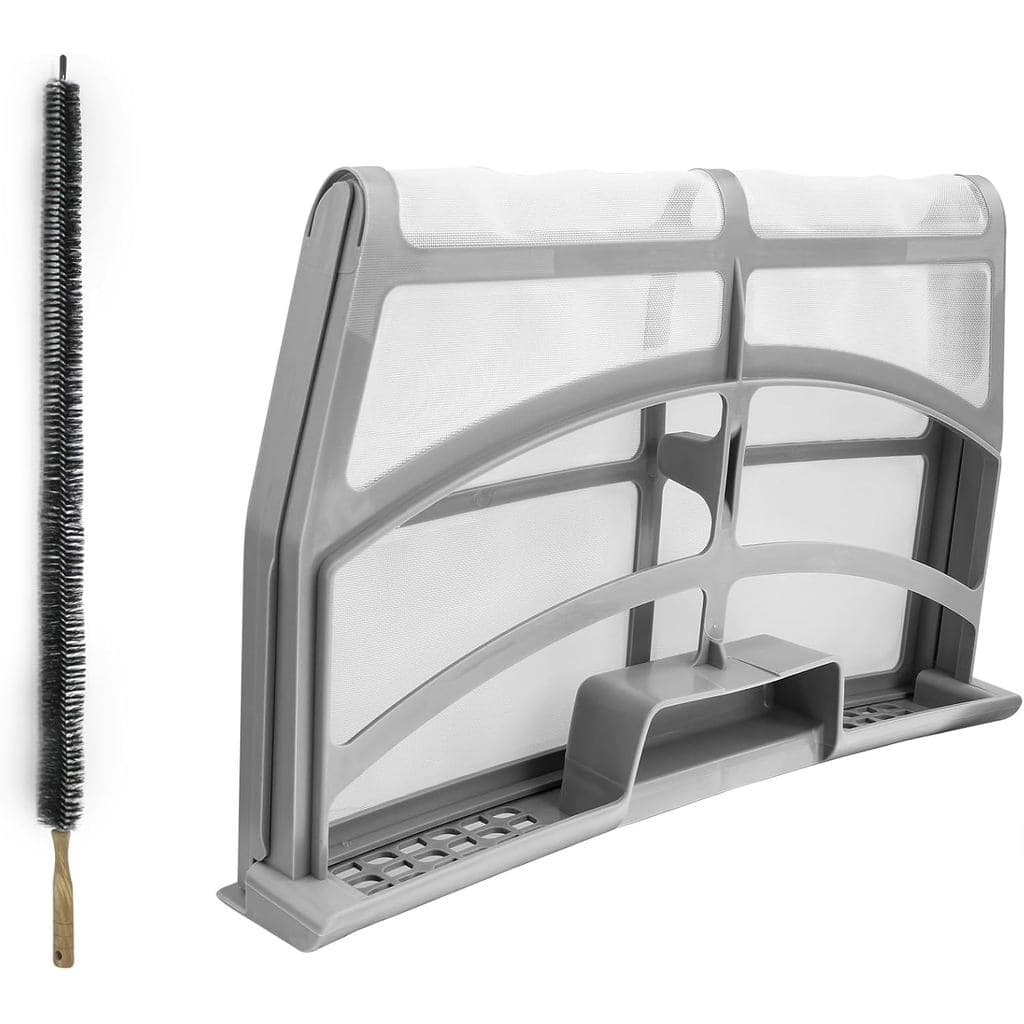 Filtro de fiapos para secadora Earthtec W10859086 com escova de limpeza de fiapos para secadoras Whirlpool, Maytag, Kenm