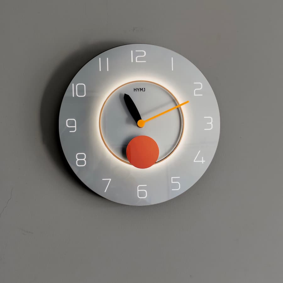 2026 novo estilo relógio de parede sala estar casa moda luz luxo moderno simples relógio arte relógio de parede sem perf