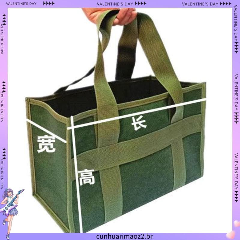 Bolsa de ferramentas portátil grossa, bolsa de ferramentas portátil, bolsa de ferramentas de grandes dimensões, de