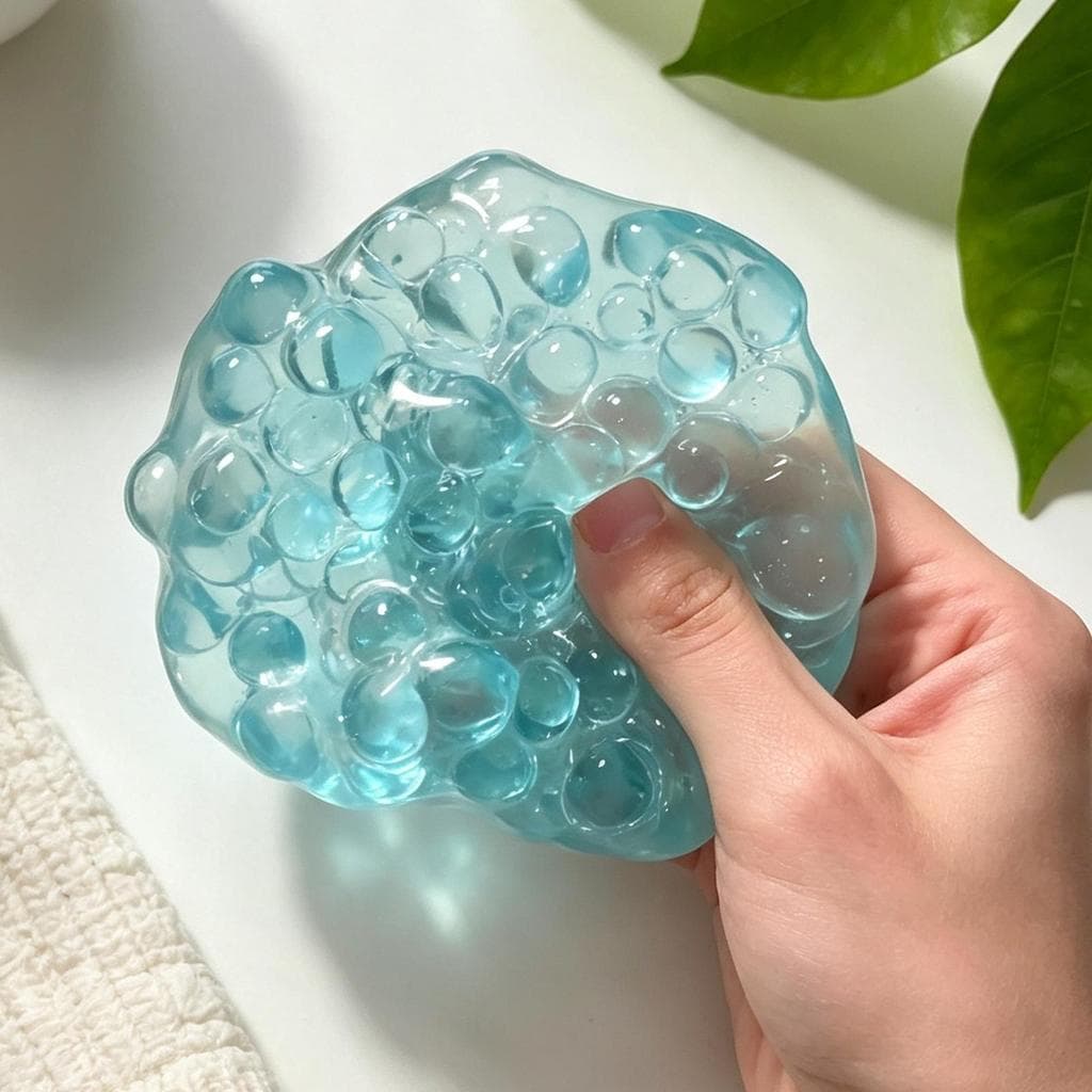 Bolas De Estresse Mole Contas De Gelo Espremer Brinquedo Super Macio Bola Estridente Recuperação Lenta Sensorial openalb