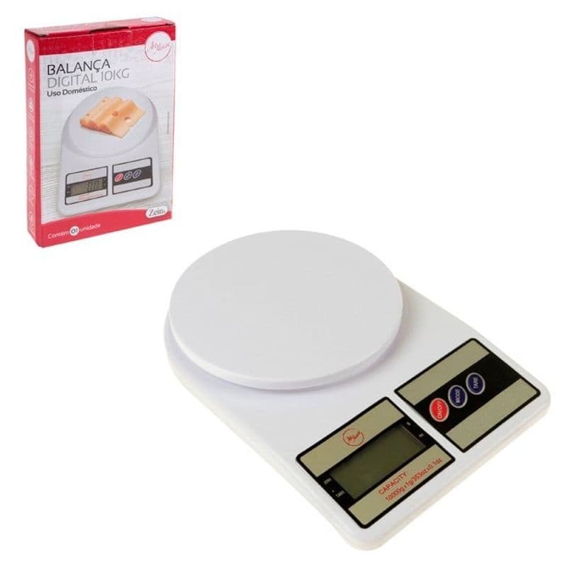 Balança Digital Zein 10kg Plástica 839101