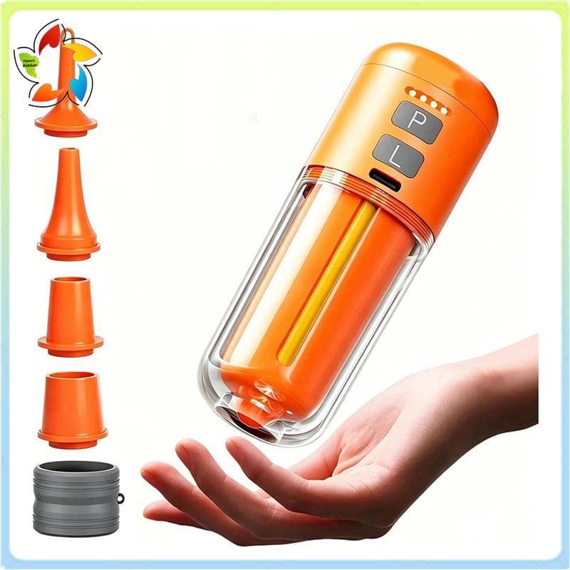 Bomba De Ar Para Infláveis , Mini Colchão Com Luz De Acampamento , Flutuante De Piscina , Inflar Esvaziar