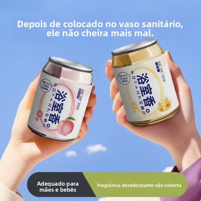 Ambientador de aromaterapia sólida para banheiro, fragrância de longa duração, quarto, uso duplo