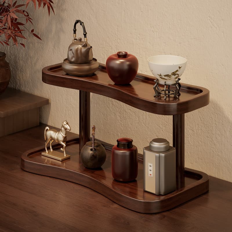 Novo produto pronto estoque prateleira de mesa simples quarto doméstico cosméticos Perfume bancada jóias expositor escad