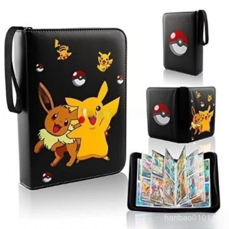 Cartas Pokémon 400 Peças Suporte De Álbum Brinquedos Para Crianças Coleção Livro Jogo De Comerciais