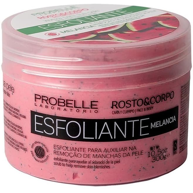 Esfoliante Rosto e Corpo Melancia 300g Probelle Laboratório