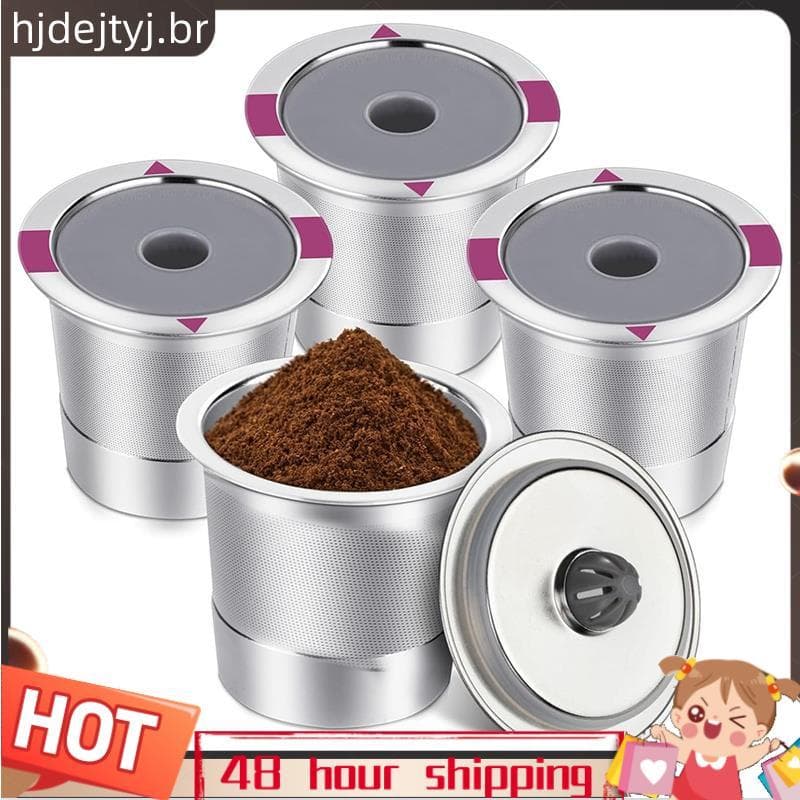 Copos K Reutilizáveis , Cápsulas De Café Universais De Aço Inoxidável Para 2.0 E 1.0 , Filtros Recarregáveis De Servir Ú